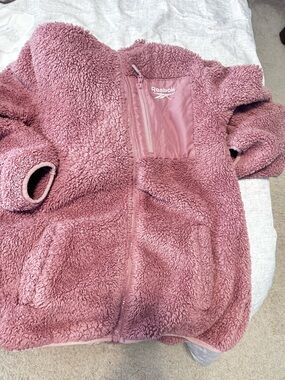 Reebok Plush Sherpa Zip Jacket - Dusty Rose